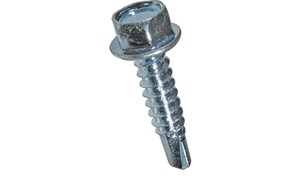 Sechskant-Bohrschrauben K ecosyn®-drill Bohrspitze Stahl einsatzgehärtet, verinkt, blau